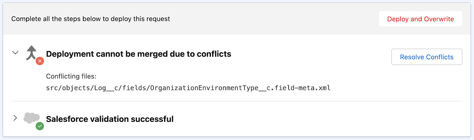 Detect merge conflicts before overwriting someone else's work in Salesforce