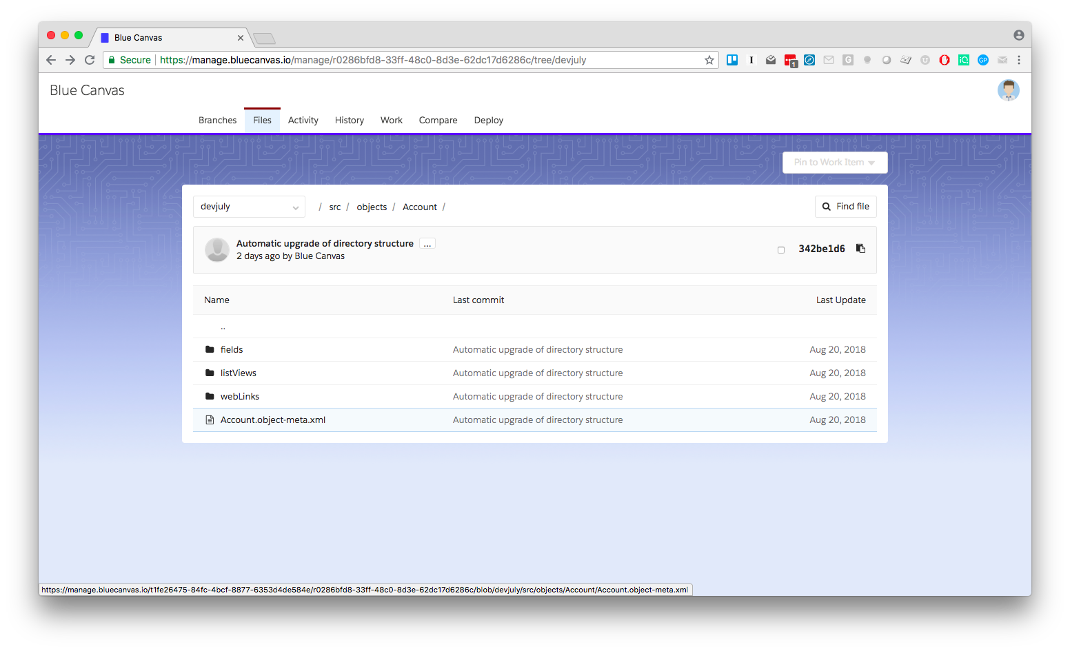 New Salesforce DX format