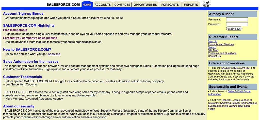 Old Salesforce UI