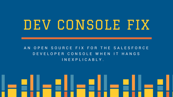 Salesforce Dev Console Not Loading Fix Image Title